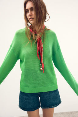 STRAIGHT PLAIN KNIT SWEATER - Zara фото 3