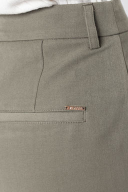 Брюки прямого кроя из поливискозы с эластаном - Vilatte фото 2