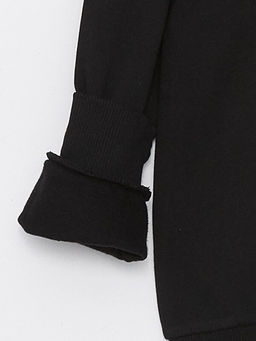 Rahat Kal?p Bisiklet Yaka Bask?l? Erkek ?ocuk Sweatshirt - Waikiki фото 3