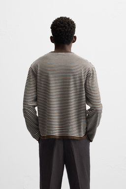 STRIPED JACQUARD SWEATER - Zara фото 3