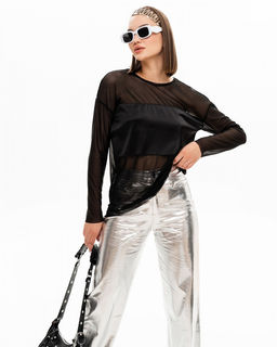 Лонгслив из сетки 457.2 - Sahar art lab фото 8