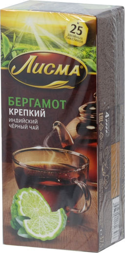 Лисма. Бергамот карт.пачка, 25 пак.