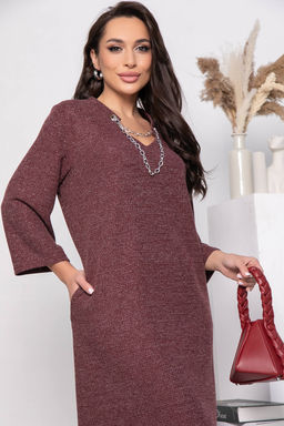 Платье Секрет очарования (брусника) П7676 - Lt collection фото 13