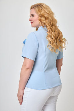 Блуза ANELLI 369 голубой  фото 5