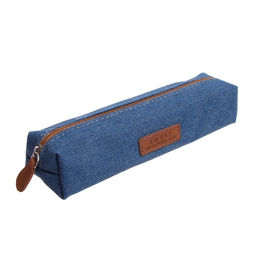 Пенал школьный на молнии Calligrata «Джинс», 1 отделение, текстиль, МИКС
