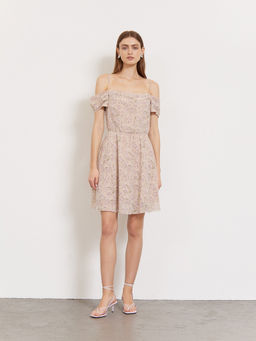 Платье приталенного кроя PL1388/foveal