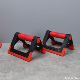 Упоры для отжиманий складные Woohooo Push-up bars I / комплект 2 шт + коробка / красный