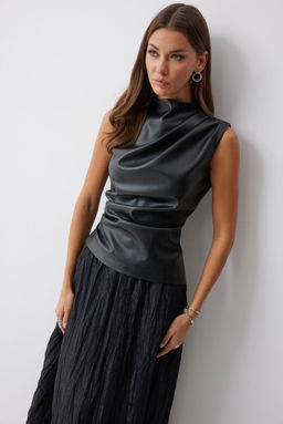 Блуза LYUSHe 4239 черный  фото 4