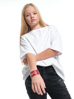 Браслет со стразами PY0422 св.коричневый - Mini maxi фото 4