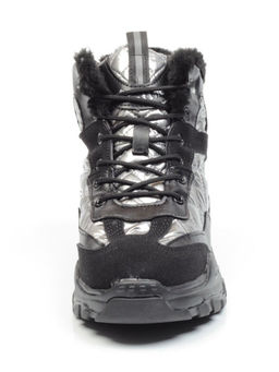 04-8524-4 BLACK Ботинки женские зимние (искусственные материалы)