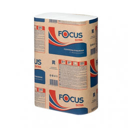 Полотенце бумажное ФОКУС EXTRA 2сл 24*21.5см 200л Z-слож. арт. 5083803 (ПРОДАЕТСЯ КРАТНО УПАКОВКИ!!)