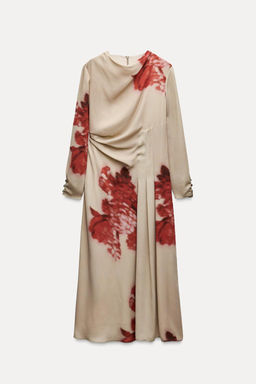 ZW COLLECTION FLORAL PRINT DRESS - Zara фото 8