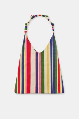 BOLSA CANVAS RAYAS / Multicolor - Zara фото 8