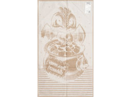 6с103.512ж2 Денежный дракоша (лен3) Полотенце махровое 50х90см