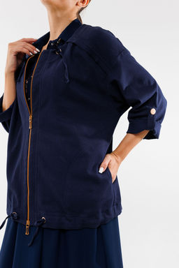 Бомбер AMORI 2162 темно-синий  фото 3