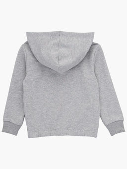 Толстовка с капюшоном UD 7367 серый/бирюза - Mini maxi фото 6