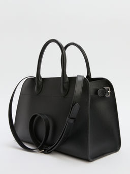 Женский тоут CALZETTI ASHLEY MEDIUM Артикул 4524868, черный фото 5