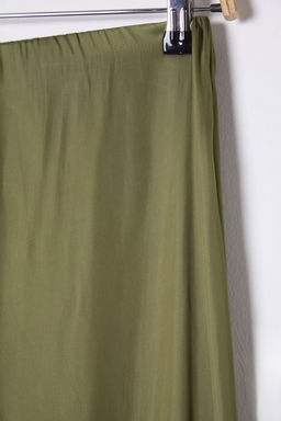 TRENDYOLMILLA Haki Saten Kumas A-line Midi Boy Dokuma Etek TWOSS25ET00016 фото 8