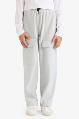 %100 Pamuk Loose Fit Beli Lastikli E_ofman Alt_ Erkek _ocuk - Defacto фото 3