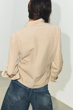 WASHED POPLIN SHIRT - Zara фото 13