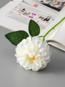 Цена за 2 шт. Цветы искусственные «Хризантема Амадея», d=9 см, h=46 см, белые