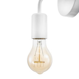 Светильник Бра 2609/1WT, E27, 40 Вт, белый, 10×12×17.5 см