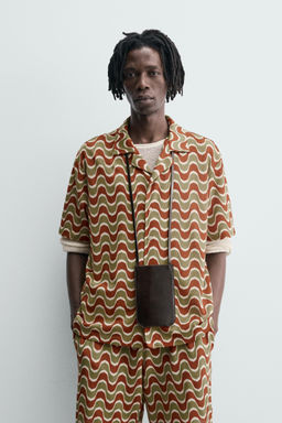GEOMETRIC JACQUARD SHIRT - Zara фото 2