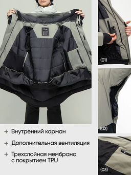 Куртка мужская "Saimaa" оливковый