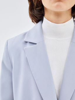 Krep Kad?n Blazer Ceket