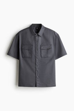 Camisa cargo de manga corta Loose Fit