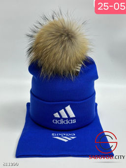 Комплект 2в1, включает шапку и снуд - Bruno фото 7