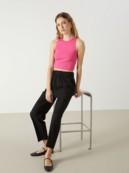 Beli Lastikli Kad?n Pantolon