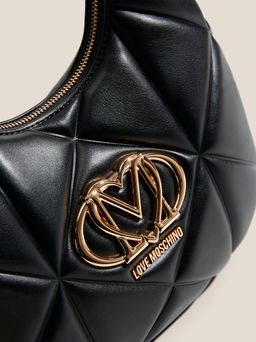 Женская сумка на плечо LOVE MOSCHINO EMBOSSED Q Артикул 4561029, черный  фото 2