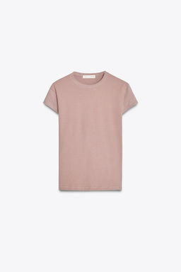SLIM FIT SHORT SLEEVE T-SHIRT - Zara фото 22