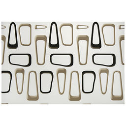 Салфетка под горячее (термосалфетка) "Фигуры" 30х45см набор 4 штуки, ПВХ, цвета микс (Китай)