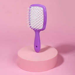 Цена за 2 шт. Расчёска массажная, широкая, продуваемая, 8.3×20(±1) см, МИКС