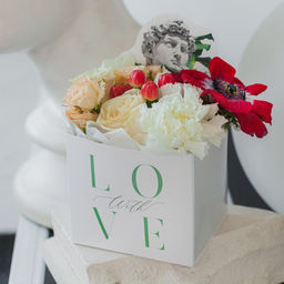 Цена за 2 шт. Коробки для мини букетов «DAVID», 12 × 20 × 10 см