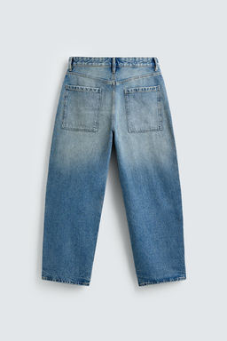 JEANS TAPERED WIDE FIT / Azul - Zara фото 10