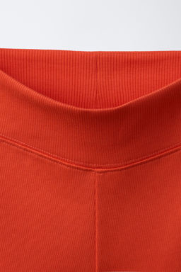 LEGGING CORTO RIB / Naranja - Zara фото 3