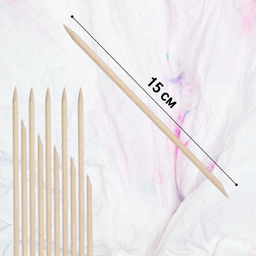 Цена за 2 шт. Апельсиновые палочки для маникюра, 15 см, 100 шт.