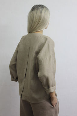 Жакет свободного кроя Лен 100%
