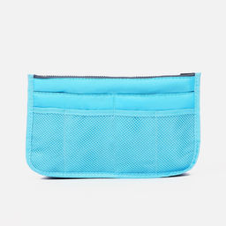 Косметичка-органайзер на молниях, цвет голубой - Simaland фото 3