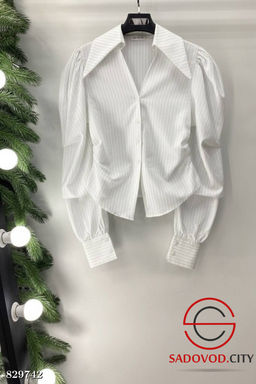 Рубашка в полоску женская