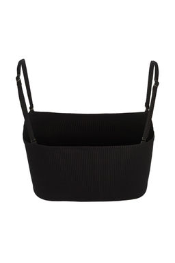 TRENDYOLMILLA Siyah Straplez Dokulu Bikini Ustu TBESS21BU0061 фото 5