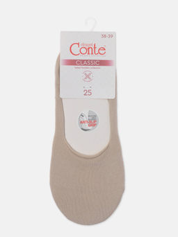 Цена за 2 пары CONTE Хлопковые подследники CLASSIC бежевый