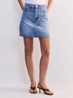 Джинсовая юбка мини ZR2605092348-102 / Zarina фото 3