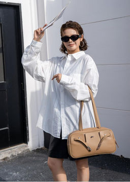 Женская сумка, кожа, MIRONPAN 29917 Бежевый