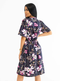 Халат женский, цвет темно-синий