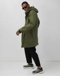 Парка спортивная мужская с капюшоном softshell цвета хаки 9565Kh - Mtforce фото 14