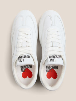 Женские кеды LOVE MOSCHINO CLOUD LOVE Артикул 4562454, белый  фото 4